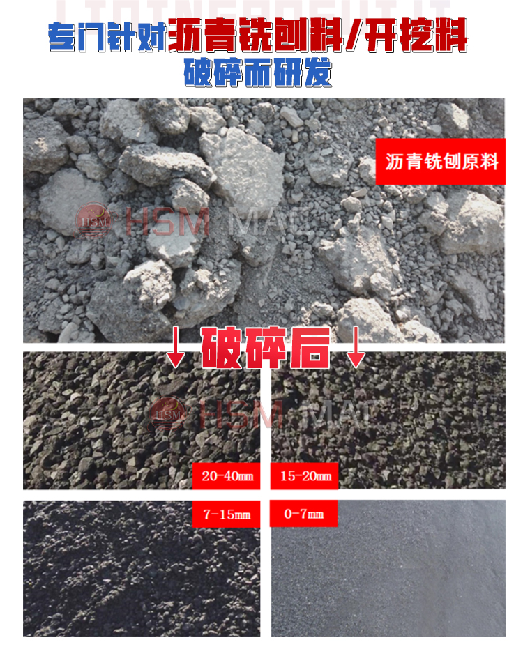 齒輥瀝青再生料破碎機 齒輥瀝青再生料破碎機